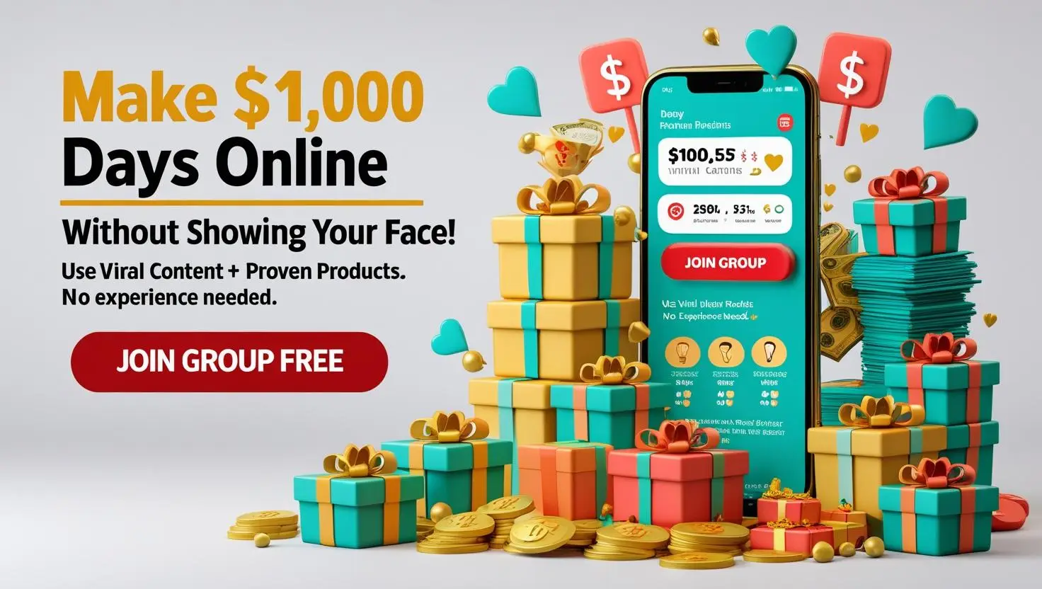 💼 How to Make $1,000/Day Online WITHOUT Showing Your Face – A Beginner’s Guide to Faceless Digital Business